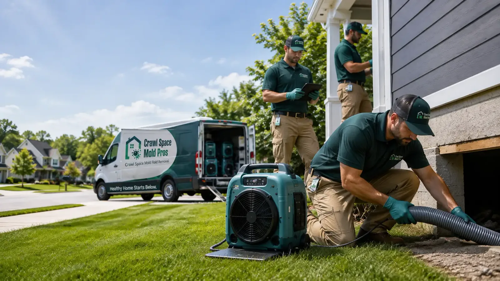 Crawl Space Mold Removal in Lexington, MO